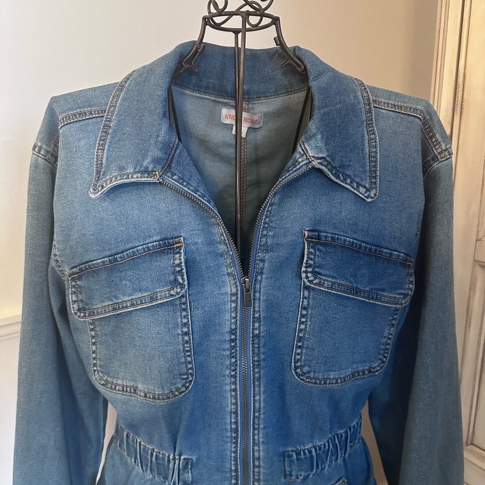 Knox Rose Classic Blue Jean Jacket - Picture 8 of 8